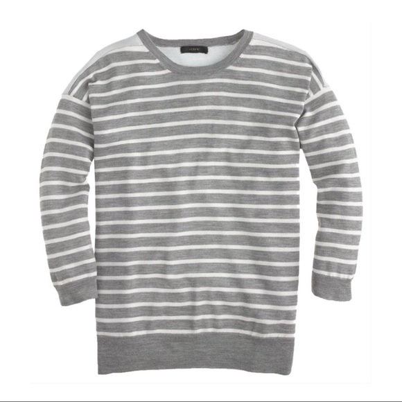 J. Crew Sweaters - J.Crew Merino colorblock stripe sweater
